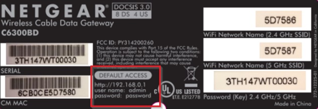 Find the 192.168.1.1 Login Details on Backside of the Router