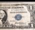 1935 Silver Certificate Dollar Bill Without in God We Trust